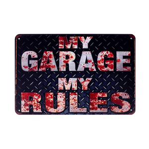 Letrero de placa de hojalata de metal liso retro a precio de venta al por mayor para bar - Product Image 1