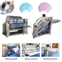 Máquina para Fabricar Hojas de Detergente para Ropa con Doble Enzima y Pulverización Automática de Enzimas Líquidas y Sólidas