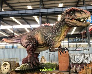Modèle de <span class=keywords><strong>dinosaure</strong></span> réaliste de grande taille, <span class=keywords><strong>Indominus</strong></span> <span class=keywords><strong>Rex</strong></span>, dinosaures animatroniques pour exposition en parc d'aventure intérieur/extérieur - Product Image 4