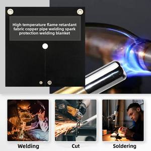 उच्च तापमान इन्सुलेशन फायरप्रूफ सिलिकॉन वेल्डिंग सुरक्षा कंबल फायर रीटनेंट ग्लास फाइबर कपड़े रोल प्रतिस्पर्धी - Product Image 3