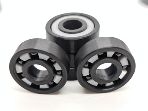 Roulements de skateboard OEM haute vitesse 5, 6, 7 billes 608 hybrides en céramique Si3N4, haute précision, oxydation noire - Product Image 2