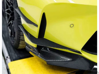 Kit de décoration de voiture pour BMW M3 M4 G80 G82 : Lame de pare-chocs avant en fibre de carbone sèche 3K de haute qualité, style VS, pour kit carrosserie