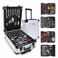 Kit d'outils de réparation automobile 187 pièces à cliquet et douilles, le plus vendu