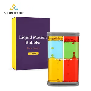 Liquid Motion Bubbler Toy Colorful Hourglass Timer with Droplet Movement Liquid Sand Timer Suppliers