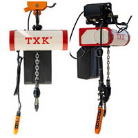 TXK Prix d'usine Certification CE Série K 5ton Type de chariot Palan à chaîne Palan Polipasto De Cadena