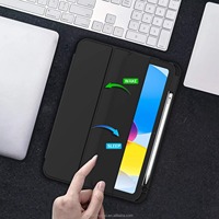 Usine directe Smart antichoc iPad 10/10.9 pouces 2022 10e génération étui de protection acrylique et PU iPad 11