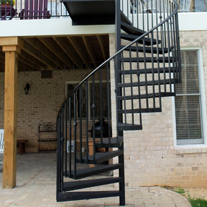 <span class=keywords><strong>Escalier</strong></span> en spirale et en acier au carbone, simple, moderne et simple pour petit espace, <span class=keywords><strong>prix</strong></span> d'usine, - Product Image 5