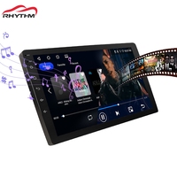 Rhythm 9 pulgadas Universal 1 Din coche estéreo Android 11 Carplay Navi Mirror Link 2 + 32GB BT USB FM RDS GPS portátil RGB funciones