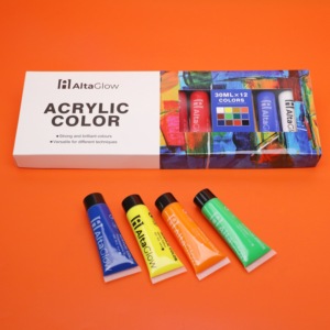 Peinture acrylique de base à haute pigmentation, 12 <span class=keywords><strong>couleurs</strong></span>, 30 ml, pour étudiants, dernière collection en gros de <span class=keywords><strong>l</strong></span>'usine - Product Image 4