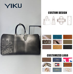 YIKU Temperatuurveranderingen veranderen het patroon op de reistas, schoudertas voor heren, PU lederen schoudertas, postbodetas voor heren - Product Image 2