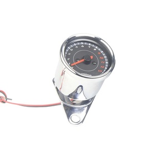 Tachymètre électronique pour moto, 12V, chromé, universel, pour modification de scooter - Product Image 5