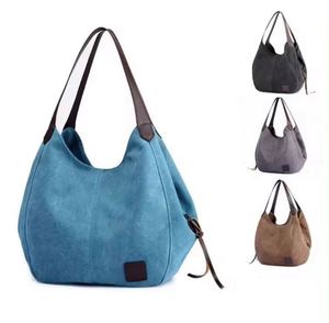 Luxury Wholesale Canvas Tote Bag Simple Casual Handbags with Custom Logo - Product Image 6