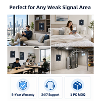 Amplificador de Señal 4G Tri-Banda de Alta Ganancia EasyBoost 700/900/1800MHz B28 B8 B3, Garantía de 5 Años, Potencia de Salida de 22dBm, Ganancia de 72dB, Datos Rápidos