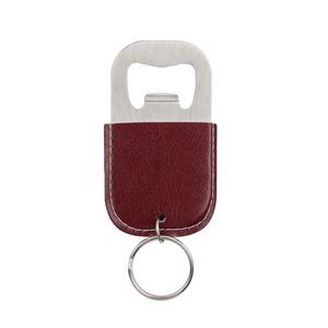 Custom Logo <b>Personalized</b> Laser Engraved Custom Logo Wholesale Pu Leather Bottle Opener <b>Keychain</b> - Product Image 5