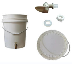 Cubo de fermentación redondo de 5,3 galones con tapa, fermentador de vino casero de calidad alimentaria para cerveza, hidromiel, sidra, bebida fermentada - Product Image 5