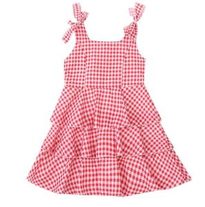 Venta al por Mayor de Vestidos a Cuadros sin Mangas, Lavables y Transpirables para Niñas, Ropa Infantil Hecha en China - Product Image 1