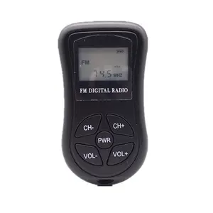 Meilleure vente Mini radio stéréo Fm Récepteur numérique portable Dsp 60-108Mhz Radio numérique portable