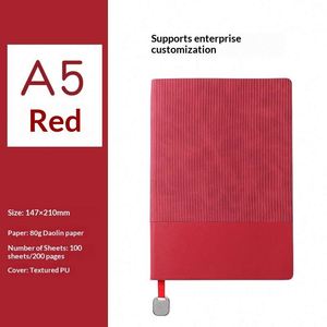 Coffret Cadeau de Bloc-Notes en Cuir PU de Haute Qualité A6 avec Reliure Sans Fil et Impression de Logo Personnalisé - Product Image 6