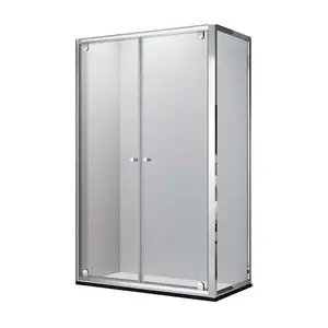 Factory Direct Sale Hinged Glass Shower Cabin Luxury Shower Hinged Shower Enclosure Bathroom Glass Door