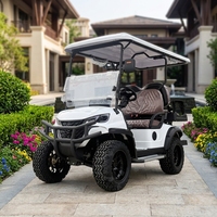 Voitures de golf électriques chinoises 4 places à prix abordables, buggy à vendre en gros, voiturette de golf moderne 4 passagers