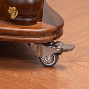 Cassettiera Vintage Americana Marrone in Legno Massello a 5 Cassetti - Mobile Contenitore Retrò per Camera da Letto con <span class=keywords><strong>Maniglie</strong></span> in Metallo - Product Image 6