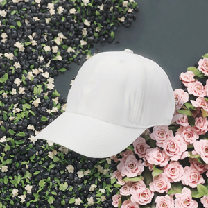 Custom White Baseball Cap Embroidered Logo Dad Hat Adjustable Unisex Casual Sports Sunshade Cap - Product Image 3