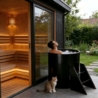 Baignoire froide professionnelle moderne en acier inoxydable pour la cryothérapie, livraison rapide en 48h, haute qualité, pour salle de sport, fitness et extérieur