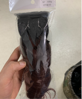 Extensions de Cheveux Synthétiques Ondulés de Qualité Usine, 18 Pouces, 100g, Boucles Spirales, Cheveux Ondulés Soyeux, Style French Curl