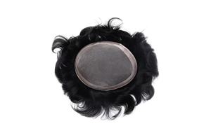 Man Toupet Fijne Mono Npu Basis Remy Pruik Rechte Capillaire Prothese Indiansysteem Eenheid Natuurlijke Kleur Bruin 100% Hand Gebonden - Product Image 2