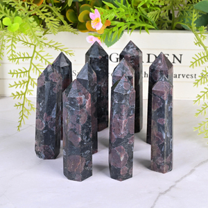 คริสตัลหกเหลี่ยมคุณภาพสูงขายส่ง หินแกรนเนตทรงพลุสำหรับตกแต่ง - Product Image 1