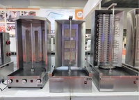Machine à griller électrique automatique argentée de Shawarma de la Chine pour des restaurants comportant un moteur durable