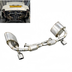 Tubo de Escape Trasero Cat-back para Porsche 911 <span class=keywords><strong>993</strong></span> 3.6 1993-1997, Sistema de Escape de Alto Rendimiento SS304, Mejora del Sonido - Product Image 1