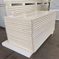 Panneaux de stockage frigorifique Glostar CE/ISO résistants à l'humidité en PE/SMP/HDP/PVDF 50mm 75mm 100mm 150mm 40 Kg/m³ pour bâtiments agricoles