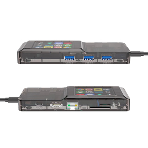 Base de Conexión USB-C con <span class=keywords><strong>Stream</strong></span> <span class=keywords><strong>Deck</strong></span> - Pantalla de 2.4 Pulgadas, 100W PD, 4K, LAN, SD/TF, Barra Táctil - Ideal para Creadores y Uso en la Oficina - Product Image 4