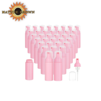 Botol Dispenser Lotion Perjalanan dari Plastik PP 2 oz dengan Pompa, Botol Busa Cair Mini