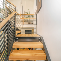 PRIMA Escalier Complet Moderne avec Rampe et Main Courante – Ensemble d'Escalier Intérieur Moderne pour la Maison – Meilleur Prix