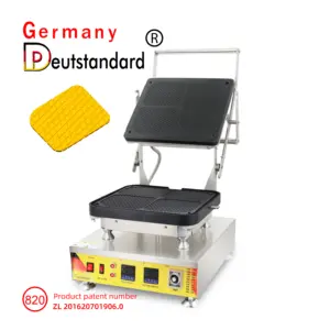 Germany Deutstandard NP-820 Rounded Square 4 Hole Cheap Price Egg Tart Press Shell Machine Making An Reusable Tart Mold Cavity