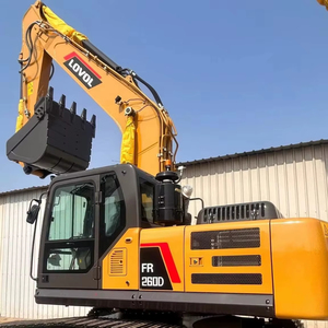 Excavadora Hidráulica Mediana de 26 Toneladas Lovol FR260D con Motor Isuzu para Movimiento de Tierras, Uso en Ingeniería, Económica y Práctica - Product Image 1