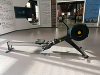 Máquina de Remo Resistente al Viento, Ajustable, para Ejercicio en Interiores, Equipo de Remo para Entrenamiento de Cuerpo Completo y Uso Comercial