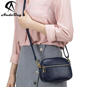 AndoBag Genuine Leather Fashion New Small Phone Bag Mini Women's Bag Simple Crossbody Portable <b>Clutch</b> Casual Shoulder Bags 8358 - Product Image 2