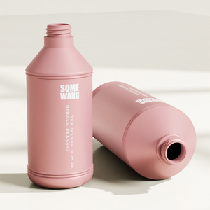 Dung tích lớn 500ml 1000ml chai HDPE màu hồng với thiết kế tùy chỉnh cho gia đình Kích thước dầu gội điều hòa sử dụng kem dưỡng da - Product Image 4