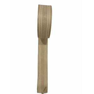 Nuevo Cordón de Encaje de Yute Beige Ecológico de Alta Calidad con Pedrería para Bolsos, Elegante, Elástico, Lavable en Seco - Product Image 1
