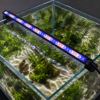 Barre lumineuse LED tricolore 2835 pour aquarium, 24V, étanche IP67, longueur personnalisable, lampe fine pour aquarium domestique