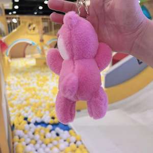 Llavero de Peluche de Oso de Fresa de Alta Calidad Mini Llavero de Oso Rosa de Fresa Llavero de Osito de Peluche de Fresa - Product Image 5