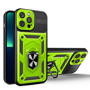 Soporte de anillo de metal Funda de armadura a prueba de golpes para Xiaomi POCO F3 X3 <span class=keywords><strong>X4</strong></span> <span class=keywords><strong>GT</strong></span> Armor Contraportada Funda para teléfono móvil - Product Image 2
