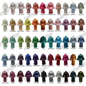 Robe <span class=keywords><strong>de</strong></span> mariée et <span class=keywords><strong>de</strong></span> demoiselle d'honneur <span class=keywords><strong>de</strong></span> luxe grande taille pour femme, peignoir kimono en satin <span class=keywords><strong>de</strong></span> soie pour la mariée et la fête nuptiale, vêtement <span class=keywords><strong>de</strong></span> nuit - Product Image 5