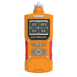 휴대용 경보 펌핑 4 in 1 가스 감지기 맞춤형 가스 감지기 H2S CO CO2 CH4 C2H4 VOCS PM O3 가스 누출 감지기 - Product Image 1