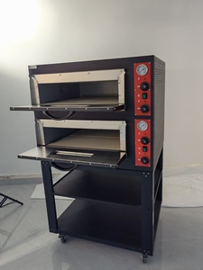 <span class=keywords><strong>Four</strong></span> à pizza à gaz à double étage ZH-4EP4, machine à pizza professionnelle en acier inoxydable, utilisation commerciale Campbon pour cuisine professionnelle - Product Image 3