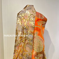 Fareastex – robe en brocart de soie de mûrier, tissu de mariage en soie pure florale imprimé jacquard pour dirac