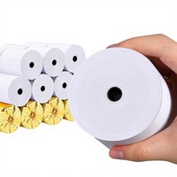 Papel Térmico para Caja Registradora de 80x80 mm, Sin Núcleo, Ultrafino, Blanco, Marca Wanliang, Uso en Oficina, Modelo Chino WL-102, Capa Única